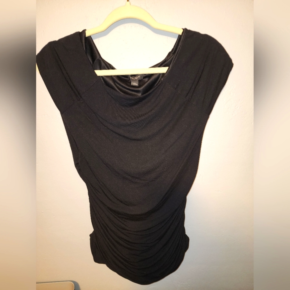 Ann Taylor black dress shirt